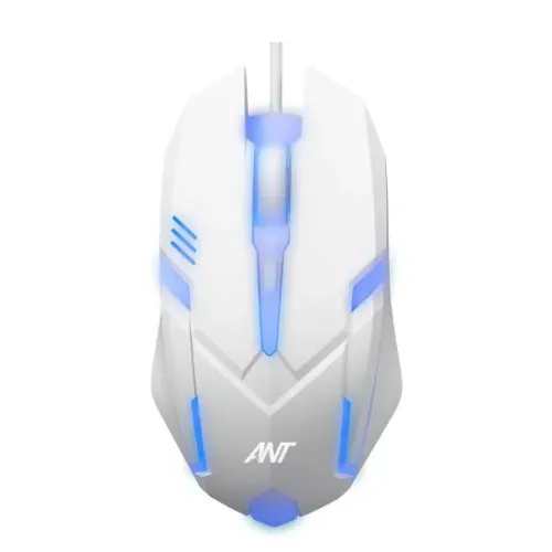 Ant Esports USB Gaming Mouse RGB GM46 White