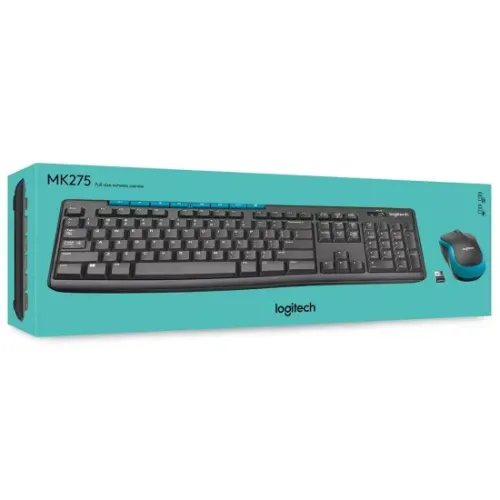 Logitech Wireless Keyboard Mouse Combo MK275